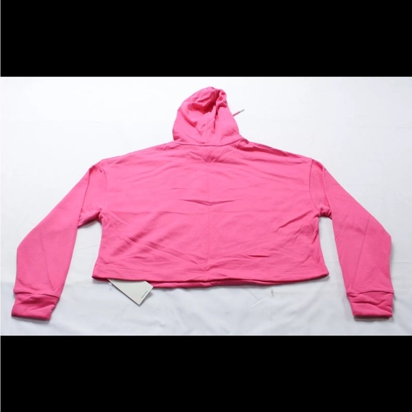 HALARA Tops - Halara Hooded Cropped Fleece Casual Cotton Hoodie Sweatshirt | Pink | NEW💕
